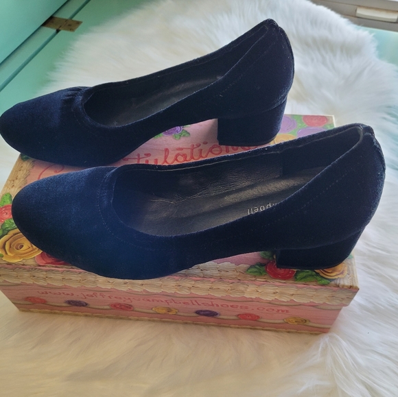 Jeffrey Campbell Black Velvet Bitsie Heels Size 10 - Picture 4 of 8